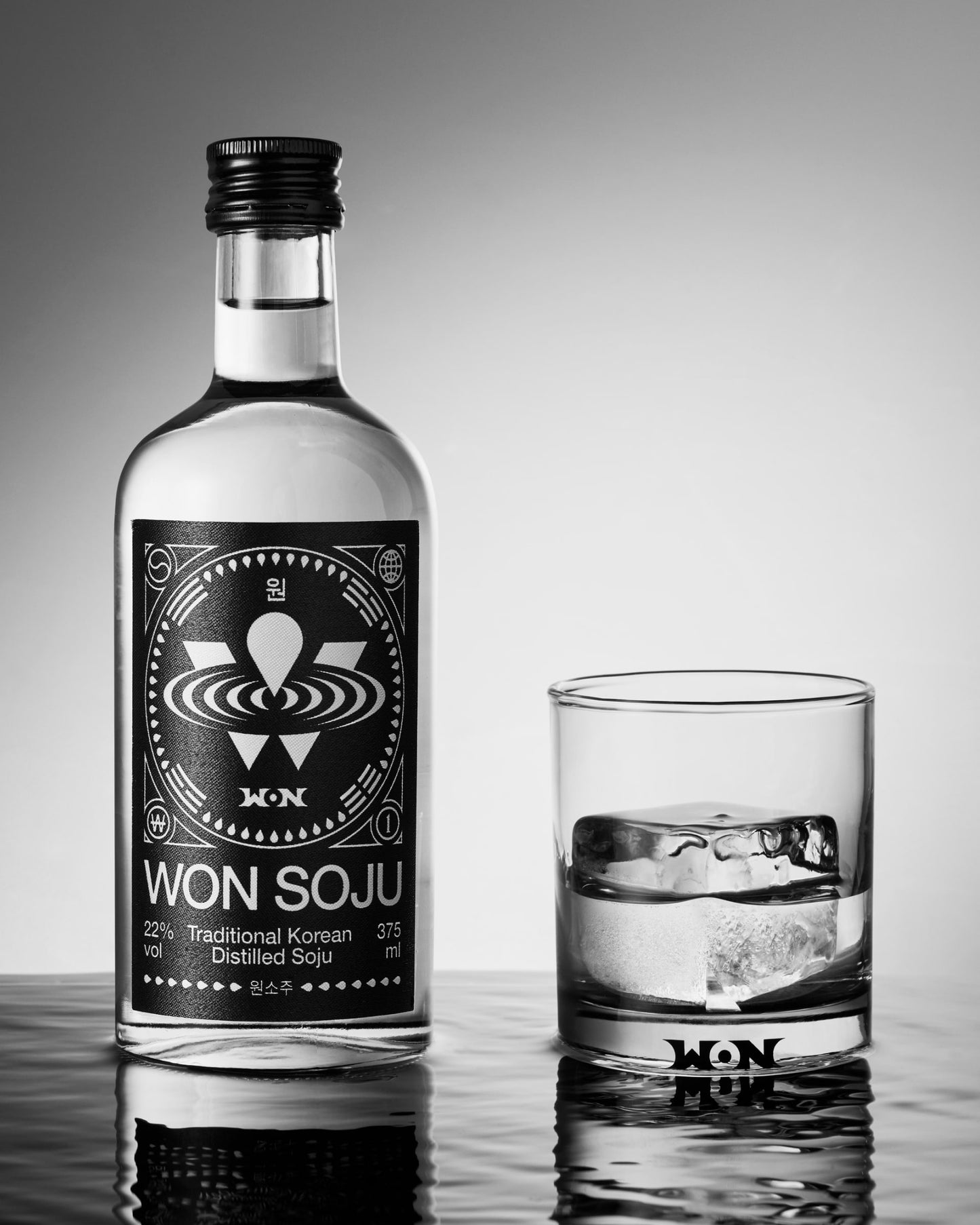WON THE ROCK GLASS GIFT SET
